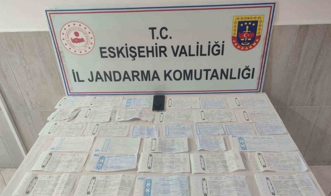 Eskişehir’de jandarma ekipleri tarafından tefecilere yönelik düzenlenen operasyonda 1 kişi