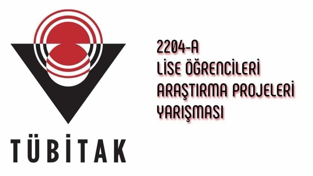 TÜBİTAK tarafından düzenlenen 56. Lise Öğrencileri Araştırma Projeleri Yarışmasına bu