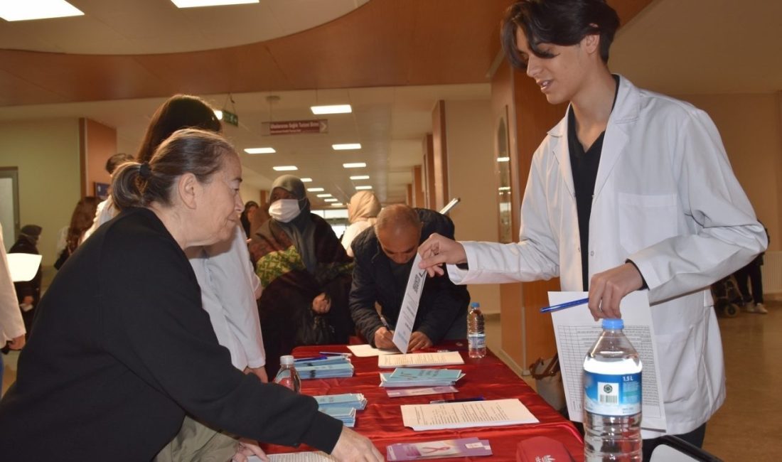 Eskişehir Osmangazi Üniversitesi (ESOGÜ) Sağlık Uygulama ve Araştırma Hastanesi’nde, halkın