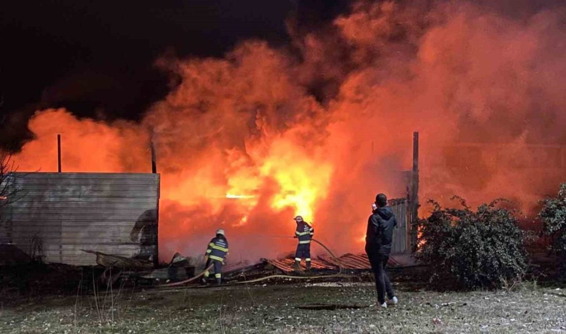 Eskişehir’de geri dönüşüm tesisinde çıkan yangın korkuttu. Alınan bilgiye göre,