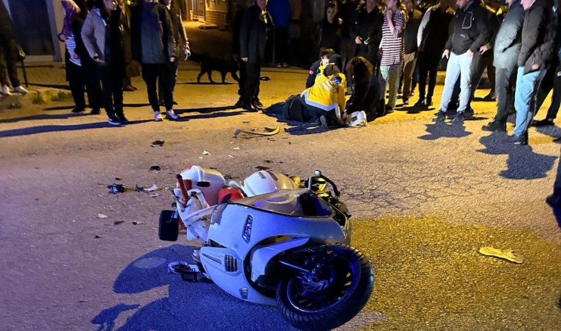 Balıkesir’in Gönen ilçesinde meydana gelen trafik kazasında motosiklet sürücüsü yaralandı.