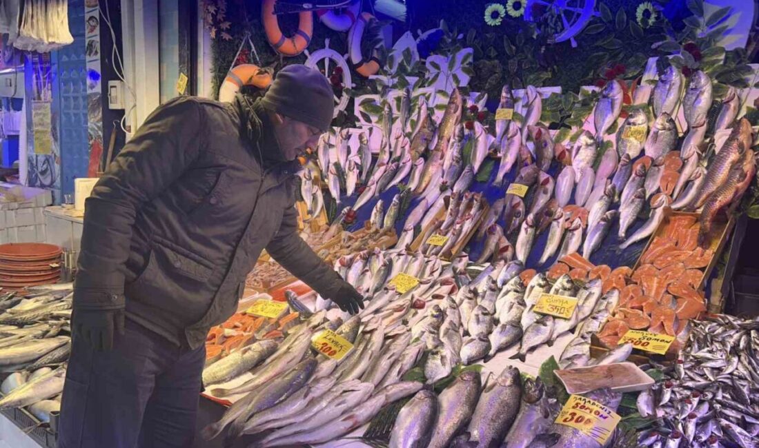Eskişehir’de etkisini sürdürmeye devam eden soğuk havalar sebebi ile balık