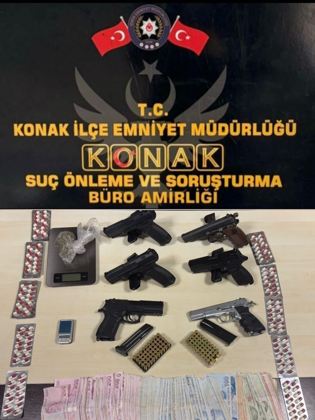 İZMİR (AA) – İzmir'in Konak ilçesinde kenevir yetiştirmek için evinin