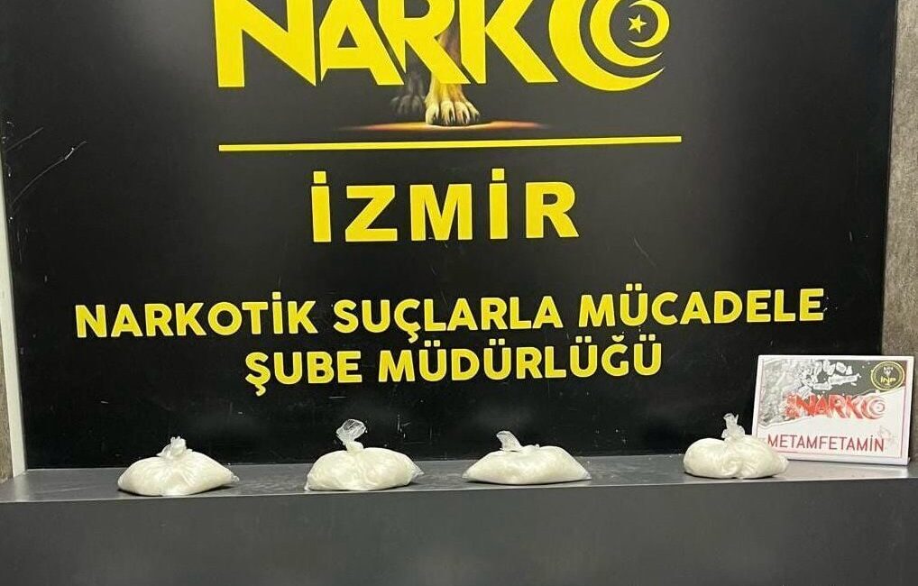 İZMİR (AA) – İzmir'in Karabağlar ilçesinde 4 kilo 92 gram