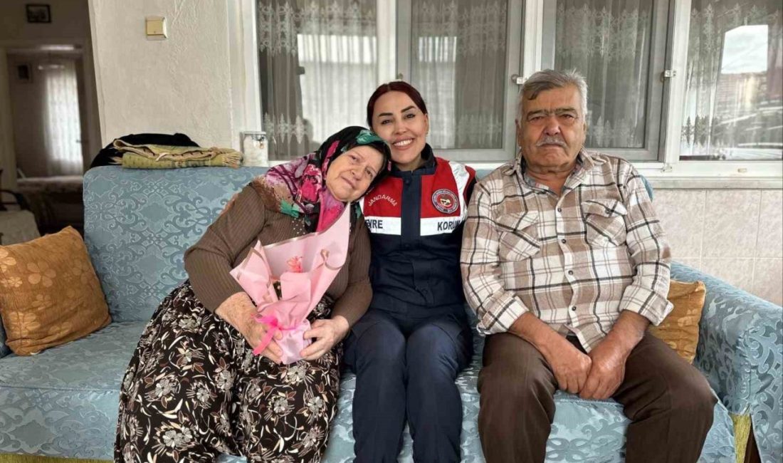Şehir ailesi ve gazileri unutmayan jandarma ekipleri, Aydın’ın Köşk ilçesinde