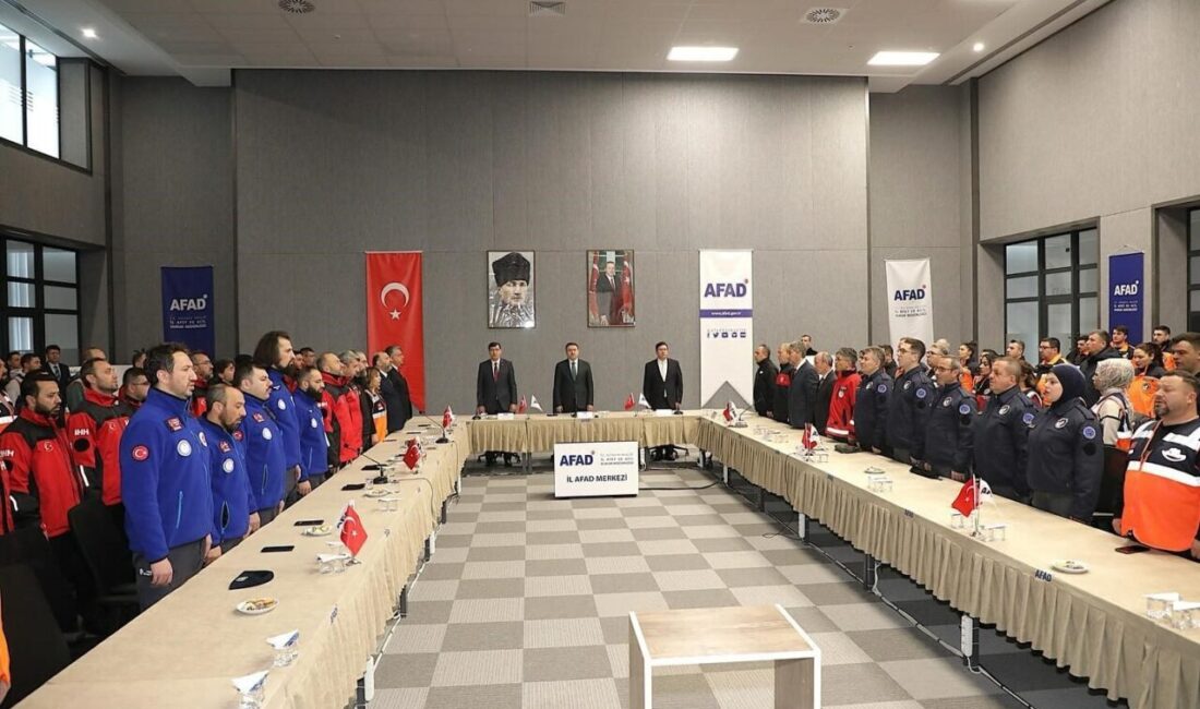 Kütahya’da İl Afet ve Acil Durum Koordinasyon Kurulu Değerlendirme Toplantısı