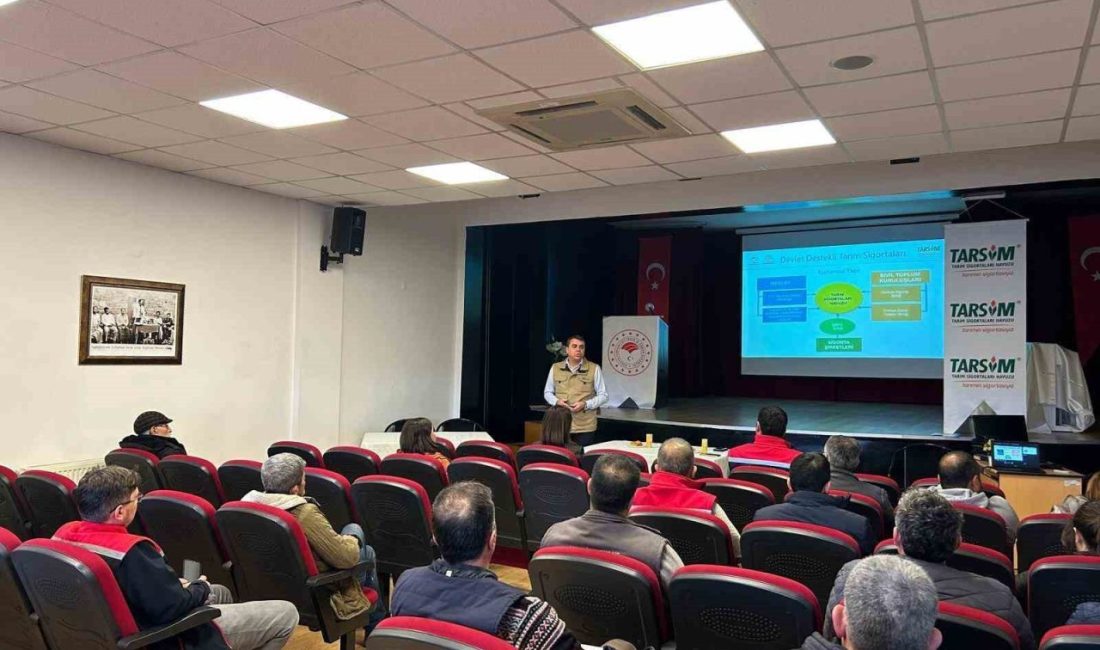 Aydın’ın Kuyucak ve İncirliova ilçelerindeki üreticilere Tarım Sigortaları Havuzu’nun (TARSİM)