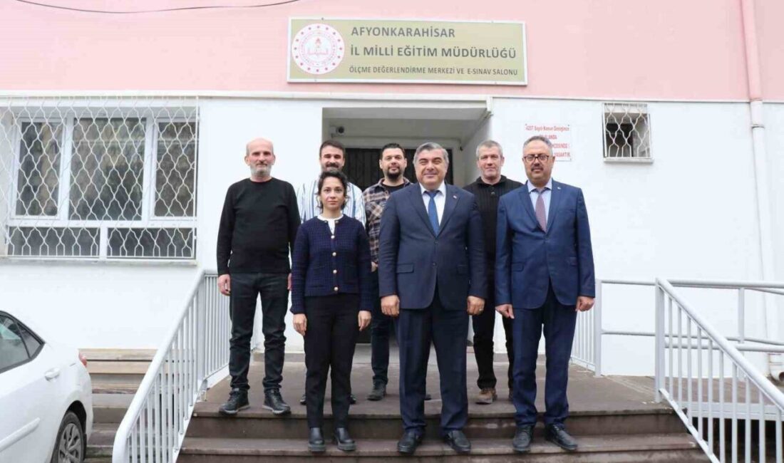 İl Milli Eğitim Müdürü Miraç Sünnetci, Ölçme Değerlendirme Merkezi’ni ziyaret