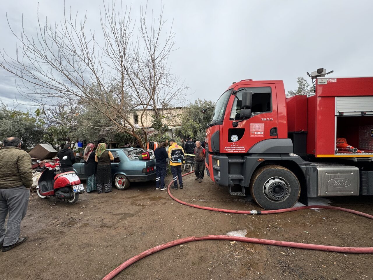 MUĞLA (AA) – Muğla'nın Fethiye ilçesinde evde çıkan yangında bir