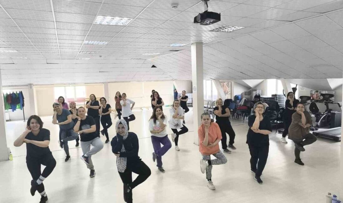 Eskişehir Odunpazarı Belediyesi kadınların spor yaparak sağlıklı ve zinde kalmalarını