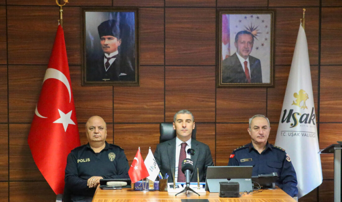 UŞAK (AA) – Uşak Valisi Naci Aktaş, kentte geçen ay