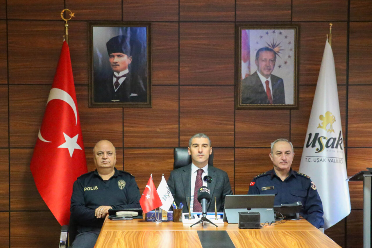 UŞAK (AA) – Uşak Valisi Naci Aktaş, kentte geçen ay