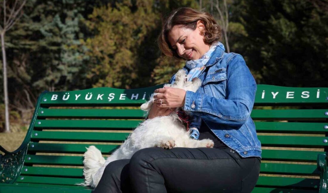 Eskişehir Büyükşehir Belediye Başkanı Ayşe Ünlüce, barınaktan köpek sahiplenmesinin ardından
