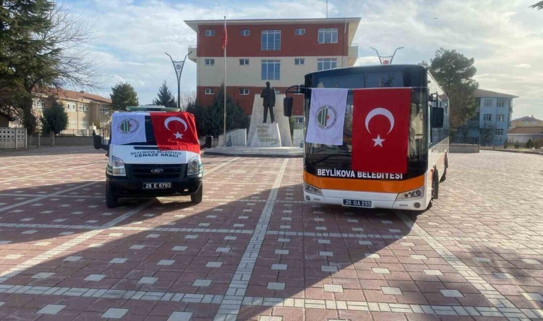 Eskişehir Büyükşehir Belediyesi tarafından Beylikova Belediyesi’ne hibe edilen otobüs ve