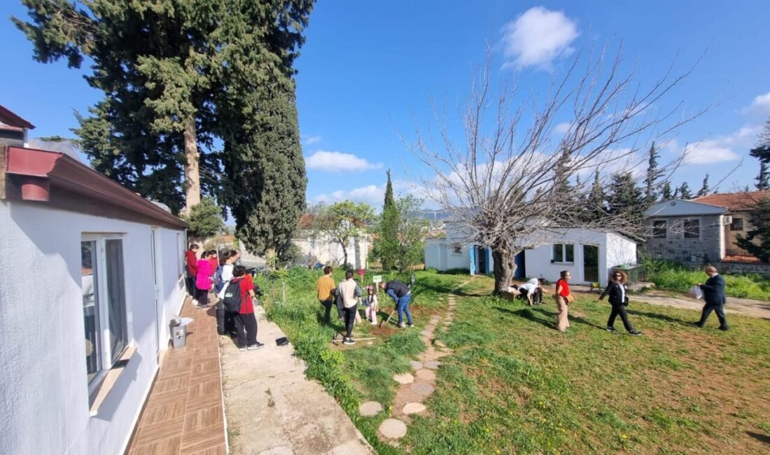 MUĞLA (AA) – Muğla'nın Datça ilçesinde, "Mavi Yeşil Okullar Projesi"