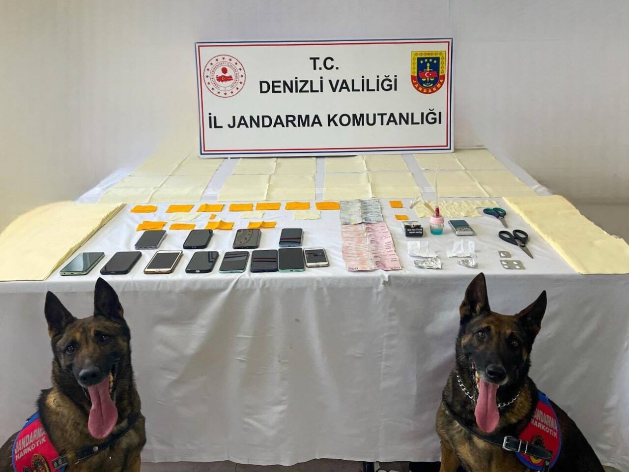 DENİZLİ (AA) – Denizli'de düzenlenen operasyonda 517 bin 800 kullanımlık