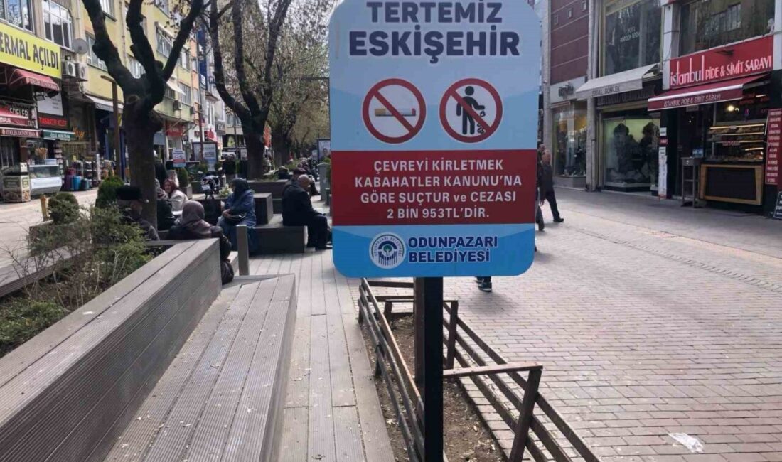 Eskişehir’de yere sigara izmariti atanlara para cezası uygulanacağı açıklanmasına ve