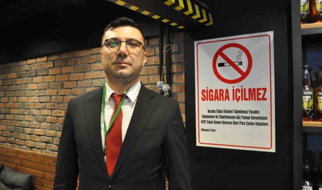 Eskişehir İl Sağlık Müdürlüğü ekiplerince kafe ve restoranlarda tütün mamulü