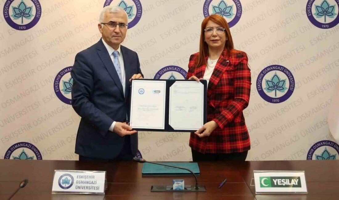 Eskişehir Osmangazi Üniversitesi (ESOGÜ) ile Türkiye Yeşilay Cemiyeti Eskişehir Şubesi