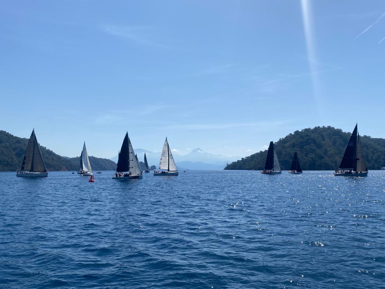 MUĞLA (AA) – Muğla'nın Fethiye ilçesinde düzenlenen Göcek Kış Trofesi