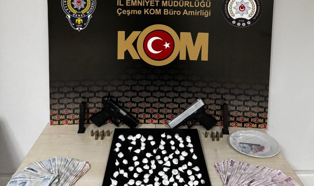 İZMİR (AA) – İzmir'in Çeşme ilçesinde bir evin kurşunlanması olayıyla