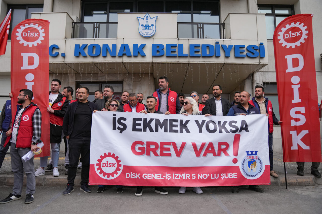 İZMİR (AA) – DİSK'e bağlı Genel-İş İzmir şubeleri, toplu iş
