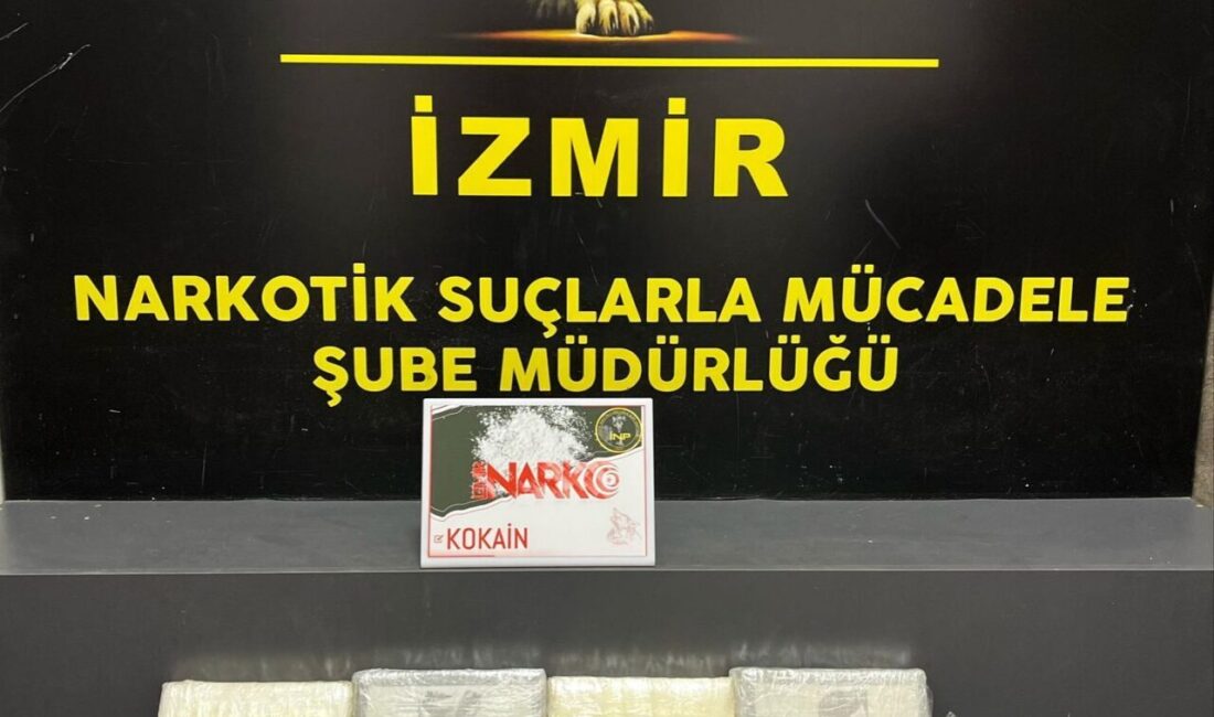 İZMİR (AA) – İzmir'in Konak ilçesinde 4 kilo 430 gram
