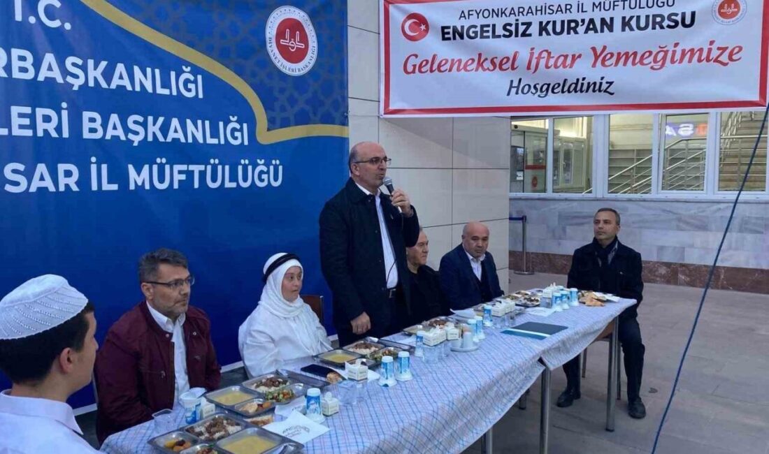 Afyonkarahisar İl Müftülüğü Engelli Koordinatörlüğü tarafından iftar programları düzenlendi. İl