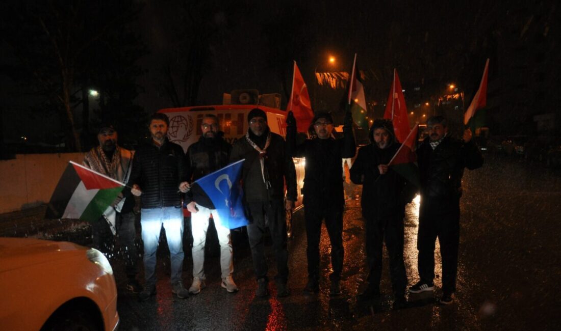 KÜTAHYA (AA) – Kütahya'da, İsrail'in Filistin ve Gazze'ye yönelik saldırılarını
