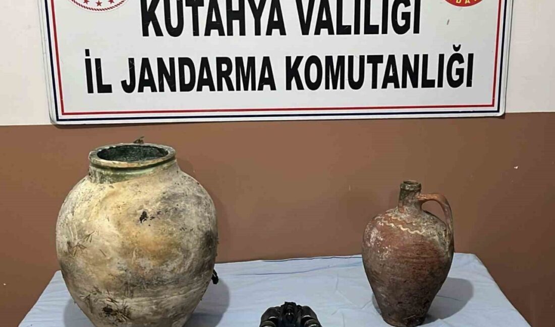 Kütahya’da Jandarma ekipleri tarafından izinsiz kazı yapan şahıslara yönelik merkez