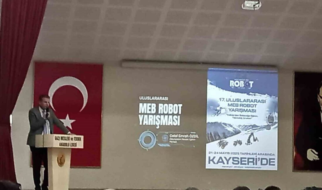 Eskişehir’de 17. Uluslararası MEB Robot Yarışması ile ilgili gerçekleştirilen değerlendirme