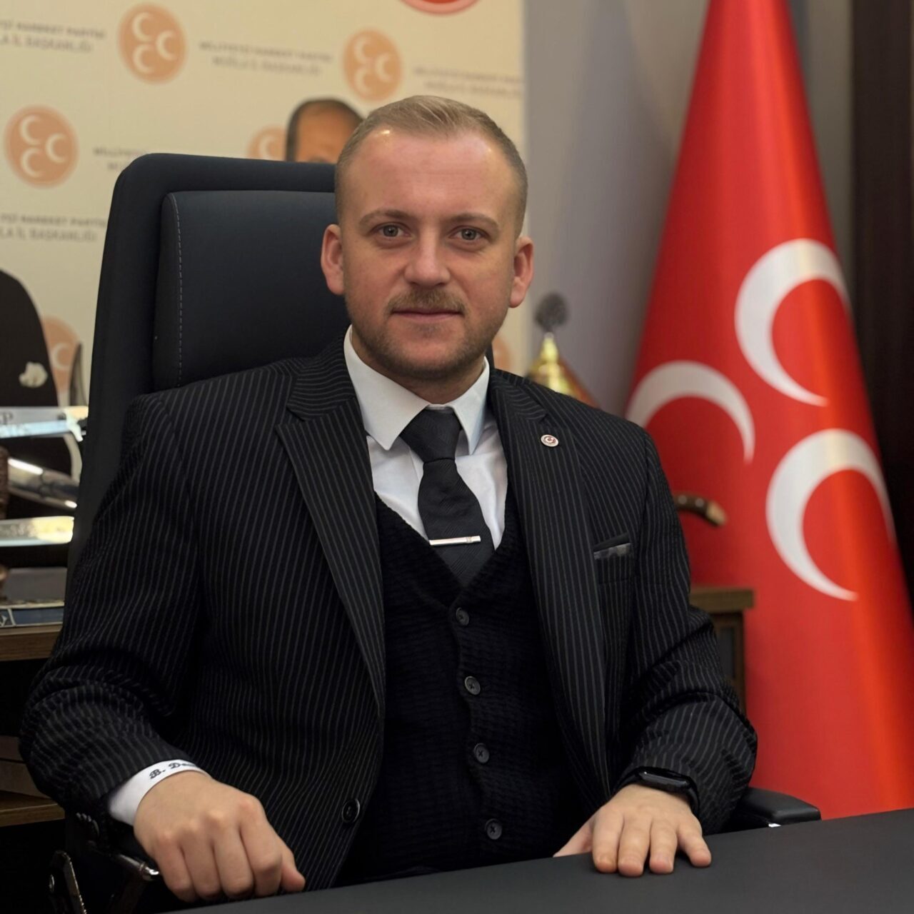MUĞLA (AA) – MHP Muğla İl Başkanı Burak Demirel, 8