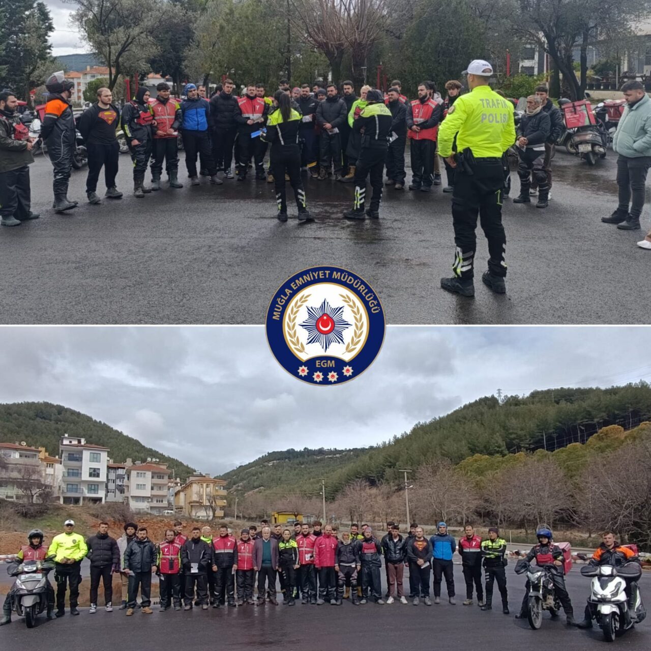 MUĞLA (AA) – Trafik kazalarının önlenmesi ve sürücülerin bilgilendirilmesi amacıyla