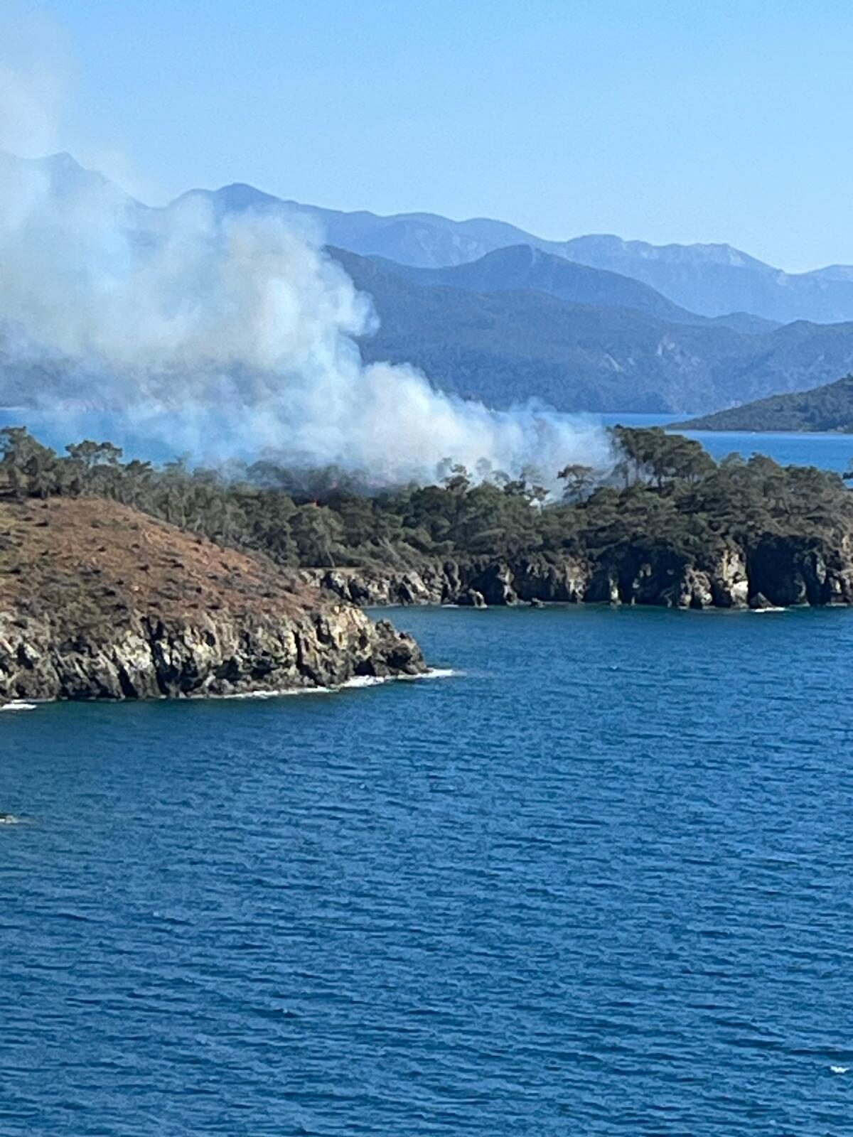 MUĞLA (AA) – Muğla'nın Fethiye ilçesinde ormanlık alanda çıkan yangın,