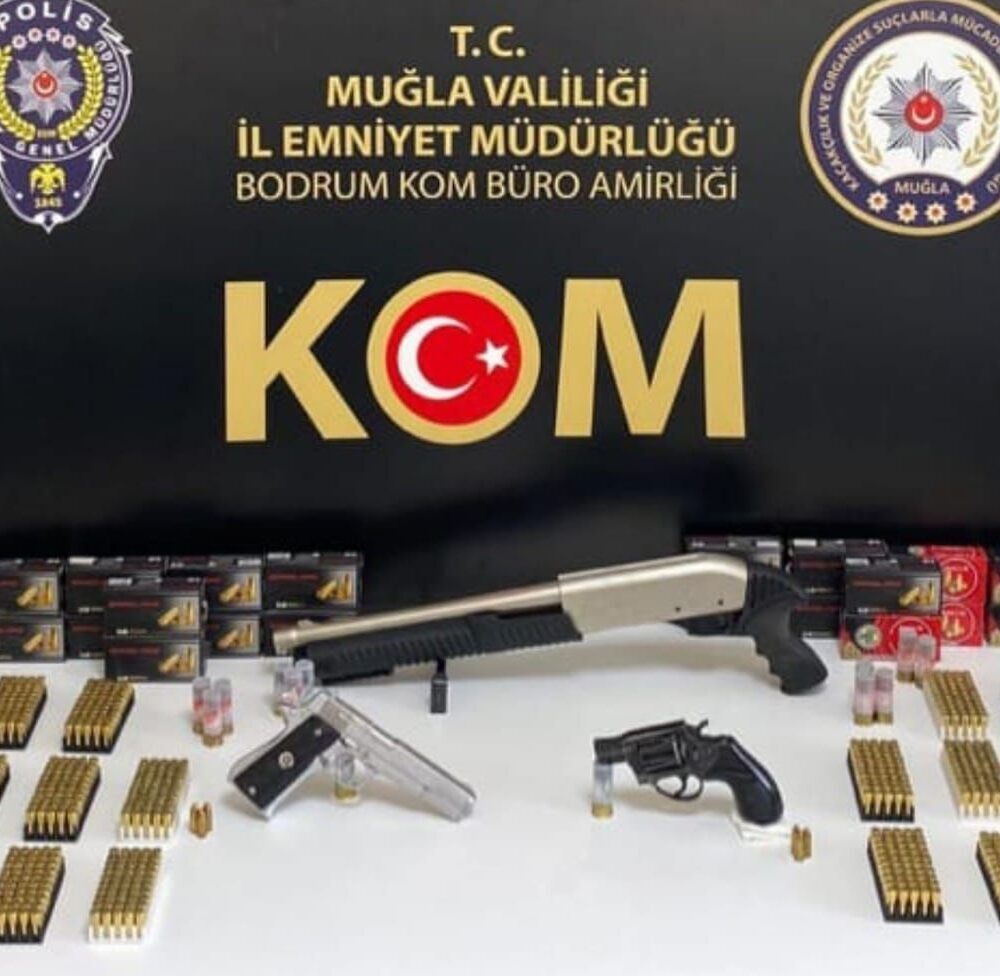 MUĞLA (AA) – Muğla'da düzenlenen silah kaçakçılığı operasyonunda gözaltına alınan
