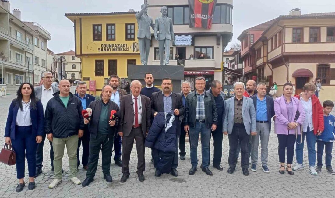 Odunpazarı Muhtarlar Derneği üyeleri, önceki gün özel mülk olan araziye