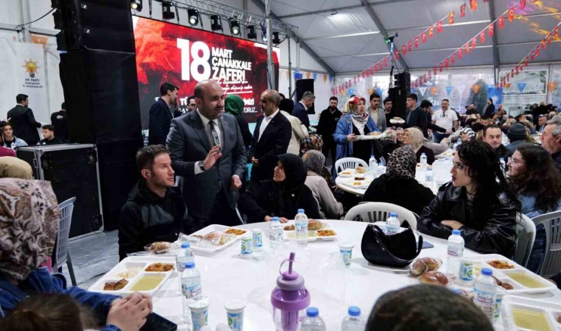 AK Parti Eskişehir İl Başkanlığı tarafından düzenlenen iftar yemeğinde şehit