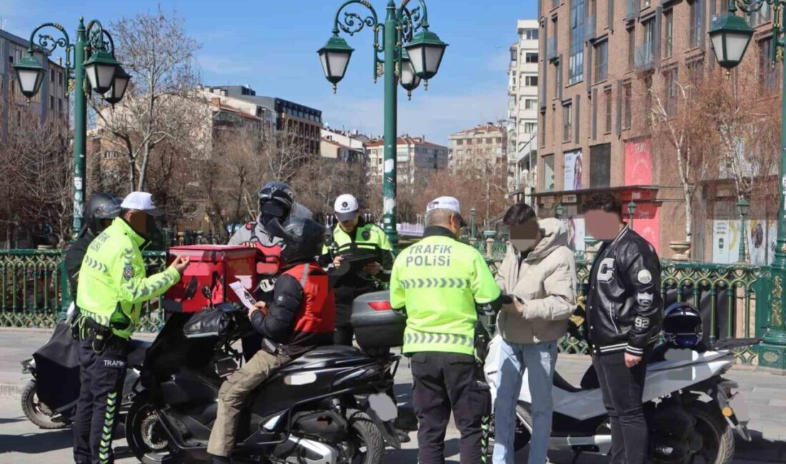 Eskişehir’de polis ekiplerince son 1 haftada gerçekleştirilen trafik denetimlerinde 11