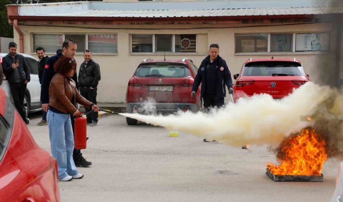 Eskişehir İl Tarım ve Orman Müdürlüğü personeline yönelik Temel Yangın