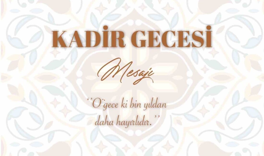 Eskişehir Valisi Hüseyin Aksoy, resmi sosyal medya hesabı üzerinden Kadir