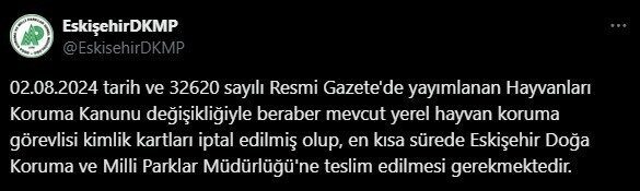 Eskişehir Doğa Koruma ve Milli Parklar Müdürlüğü (DKMP), mevcut yerel