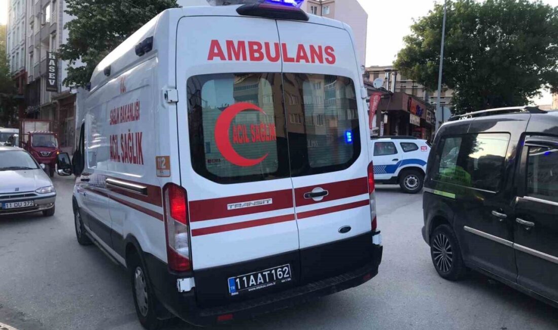 Bilecik’te iki aracın çarpışması sonucu meydana gelen trafik kazasında 1