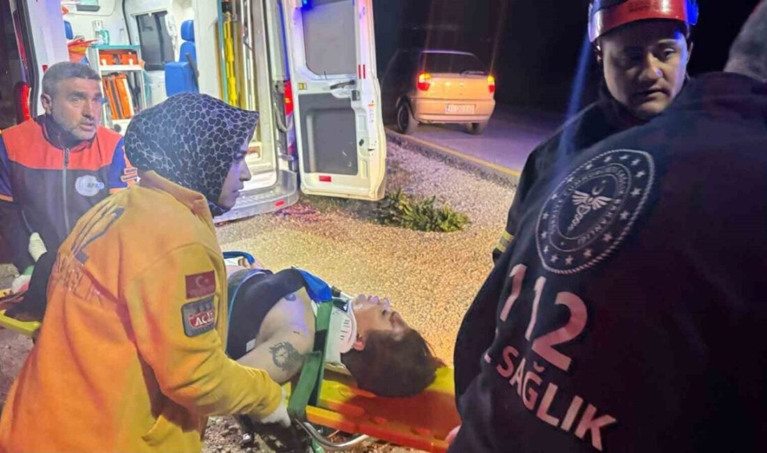 Bilecik’te seyir halinde kontrolden çıkan otomobil şarampole uçarken, 1’i ağır