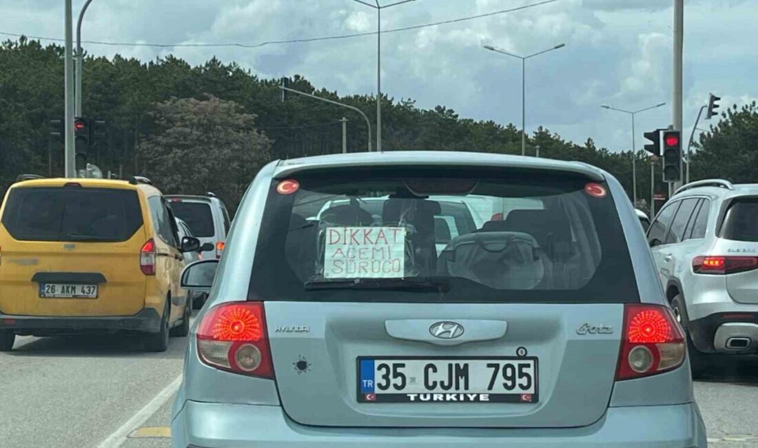 Eskişehir’de Büyükdere Mahallesi Nabi Avcı Bulvarı’nda bir sürücünün aracının arkasına