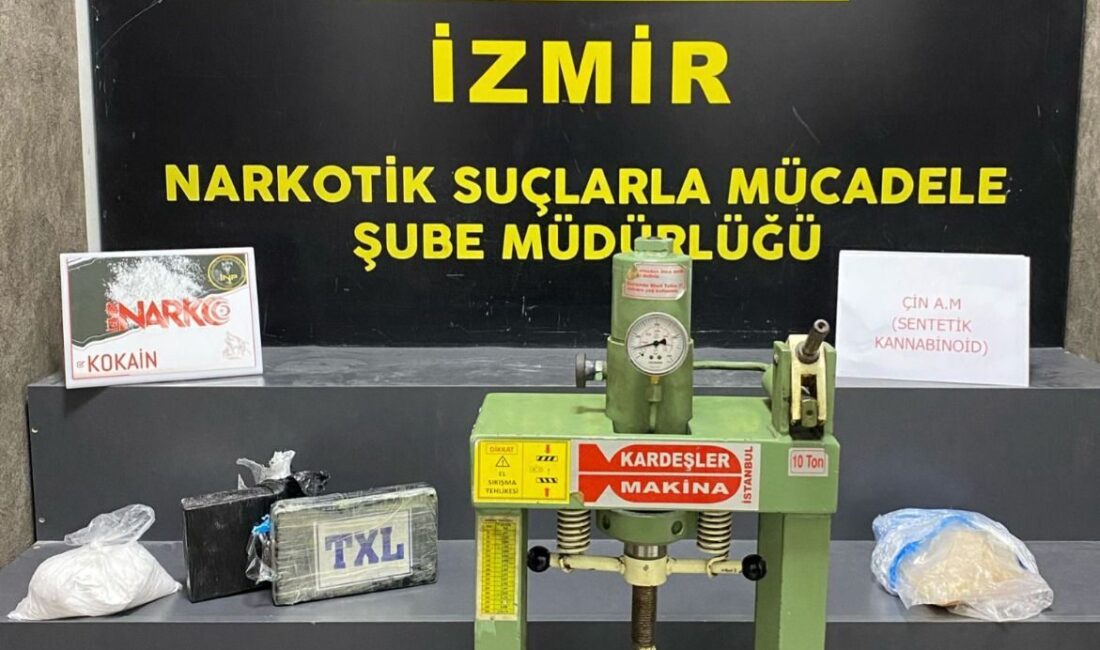 İZMİR (AA) – İzmir'in Kemalpaşa ilçesinde uyuşturucu operasyonunda gözaltına alınan