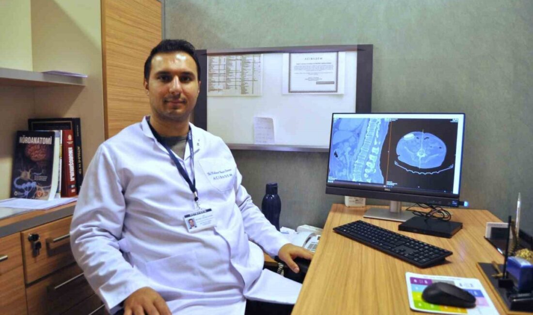 Eskişehir’de omuriliğinde hasar oluşan 65 yaşında erkek hastaya yeni bir
