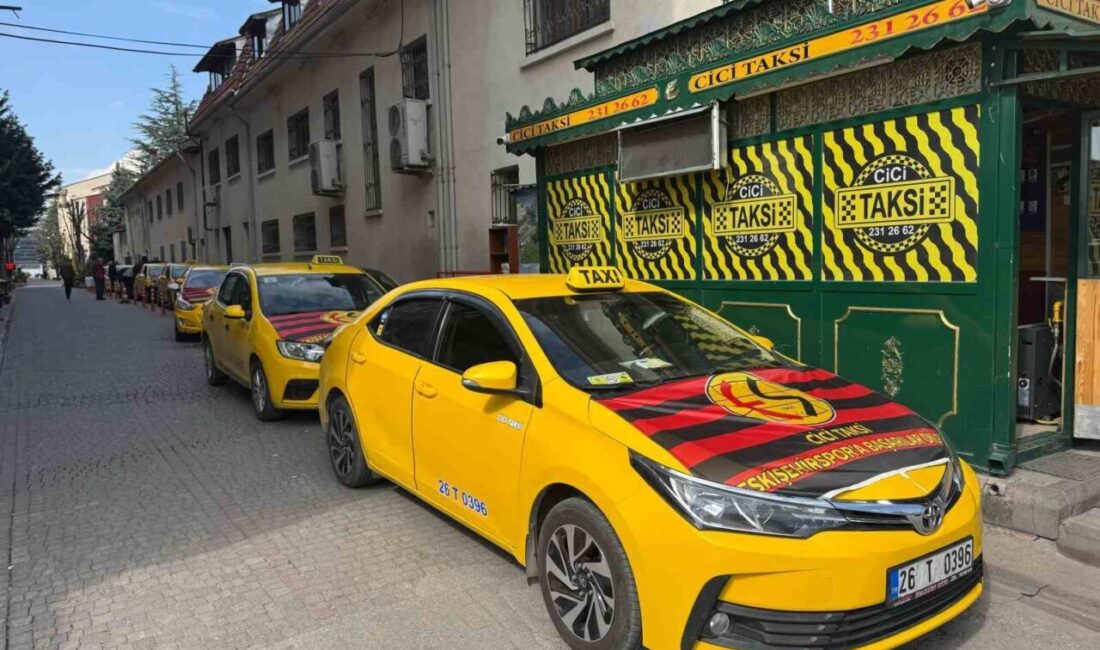 Eskişehir’de taksi şoförleri, Eskişehirspor’un kritik bir karşılaşmaya çıkacağı maç gününde
