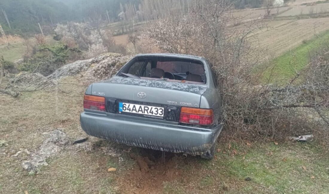 UŞAK (AA) – Uşak'ın Banaz ilçesinde şarampole devrilen otomobilin sürücüsü