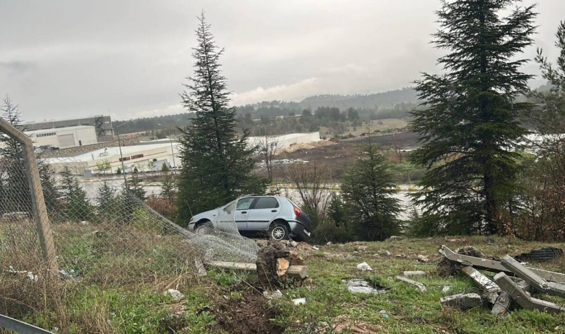 UŞAK (AA) – Uşak'ta şarampole devrilen otomobildeki 3 kişi yaralandı.