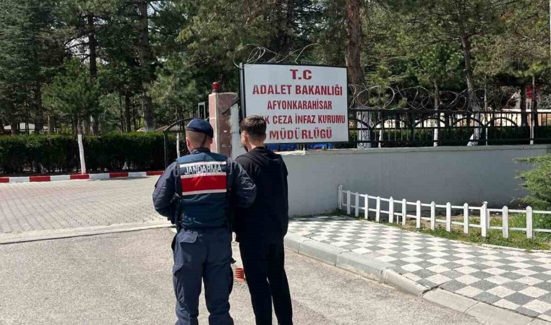 Afyonkarahisar’da 9 yıl hapis cezası bulunan şahıs yakalanarak cezaevine teslim
